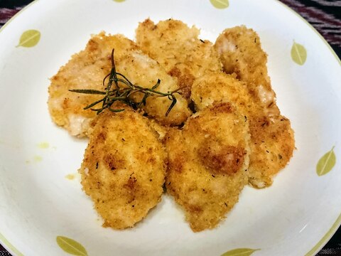 かんたん！パン粉だけ！揚げ焼き！チキンカツ